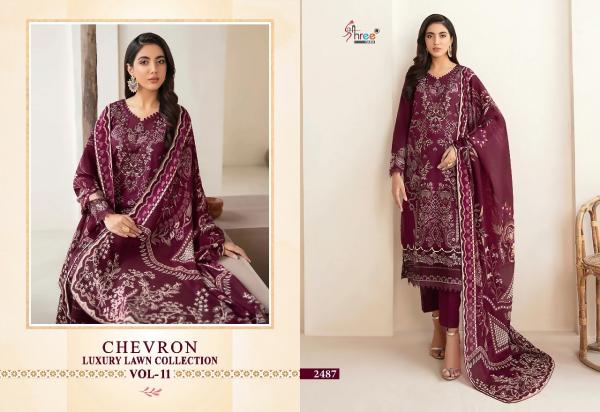 Shree Chevron Luxury Lawn Collection 11 Pakistani Suits Collection